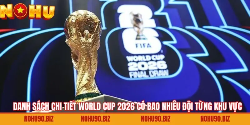 World Cup 2026 có bao nhiêu đội tham gia tại các khu vực